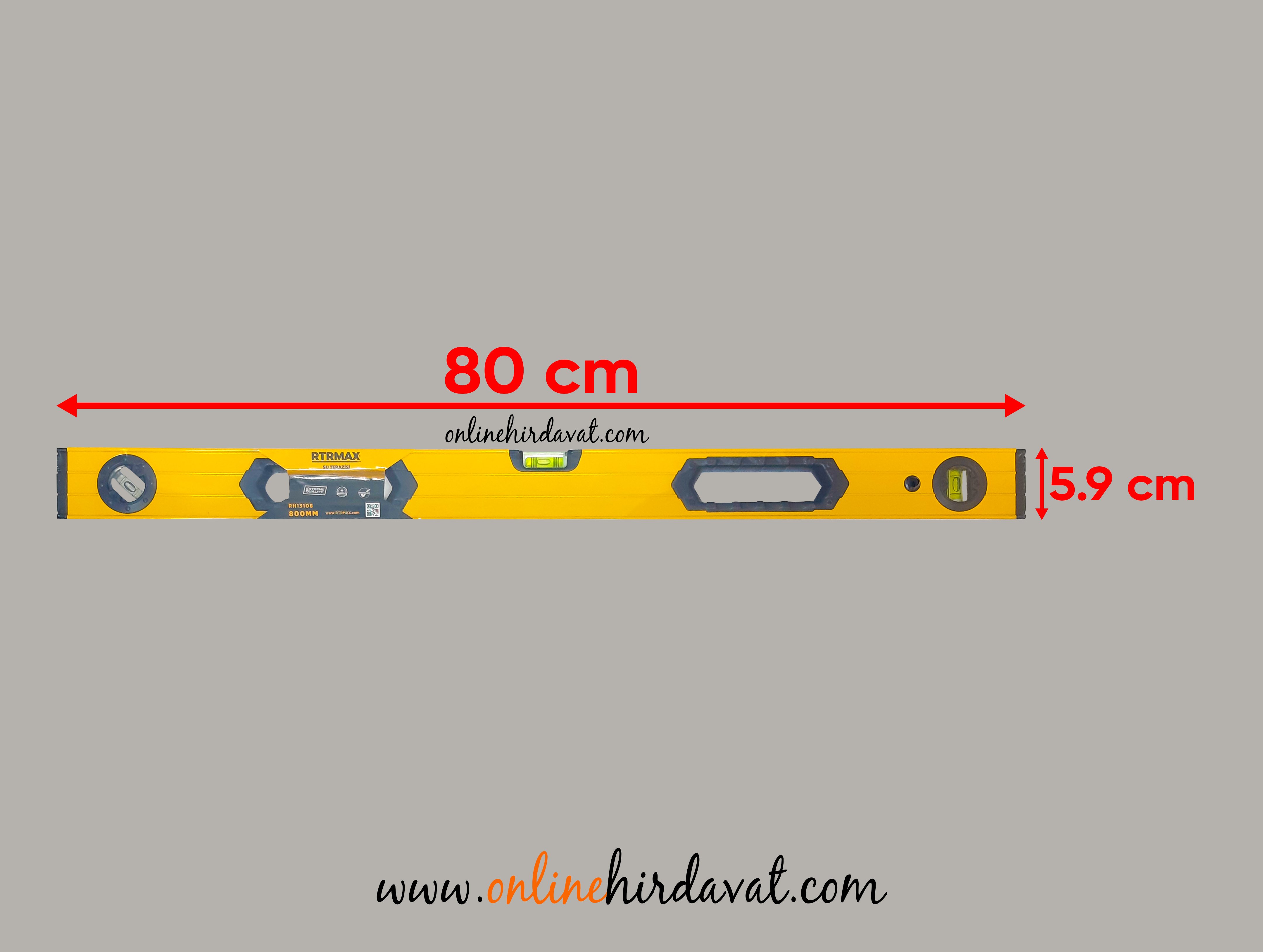 Rtrmax Profesyonel Su Terazisi 80 cm Online Hırdavat